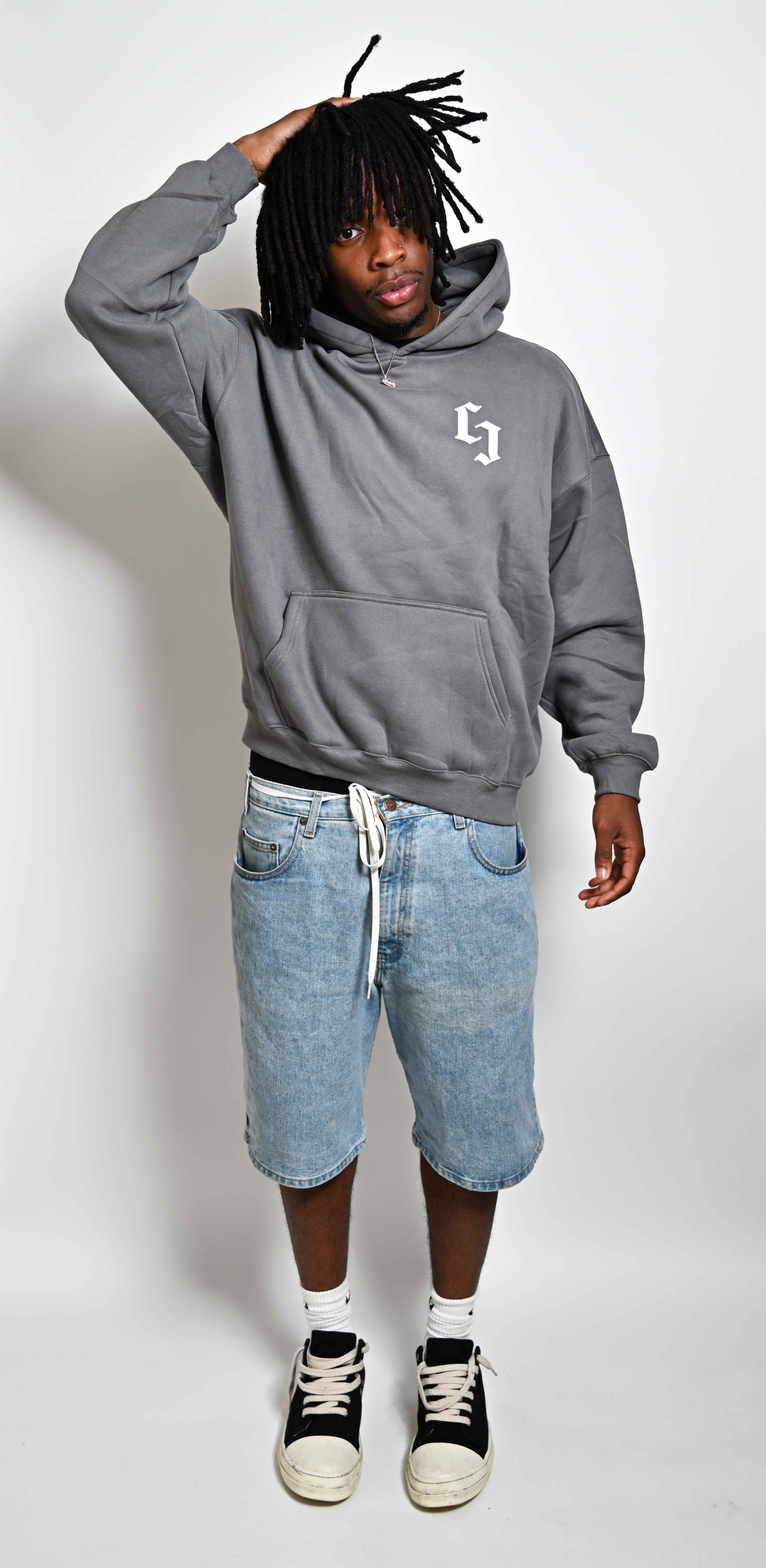 GREY FILM CREW HOODIE