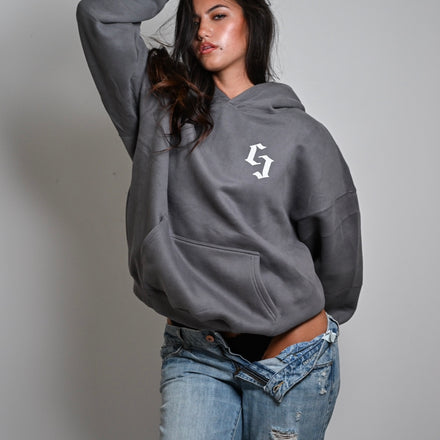 GREY FILM CREW HOODIE