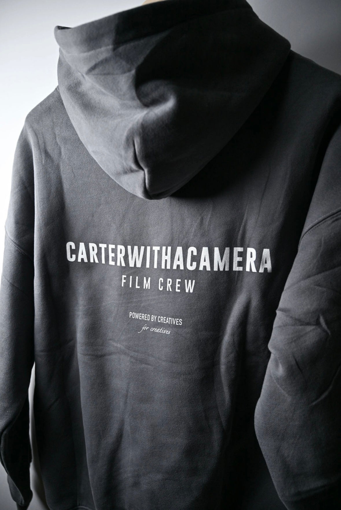 GREY FILM CREW HOODIE