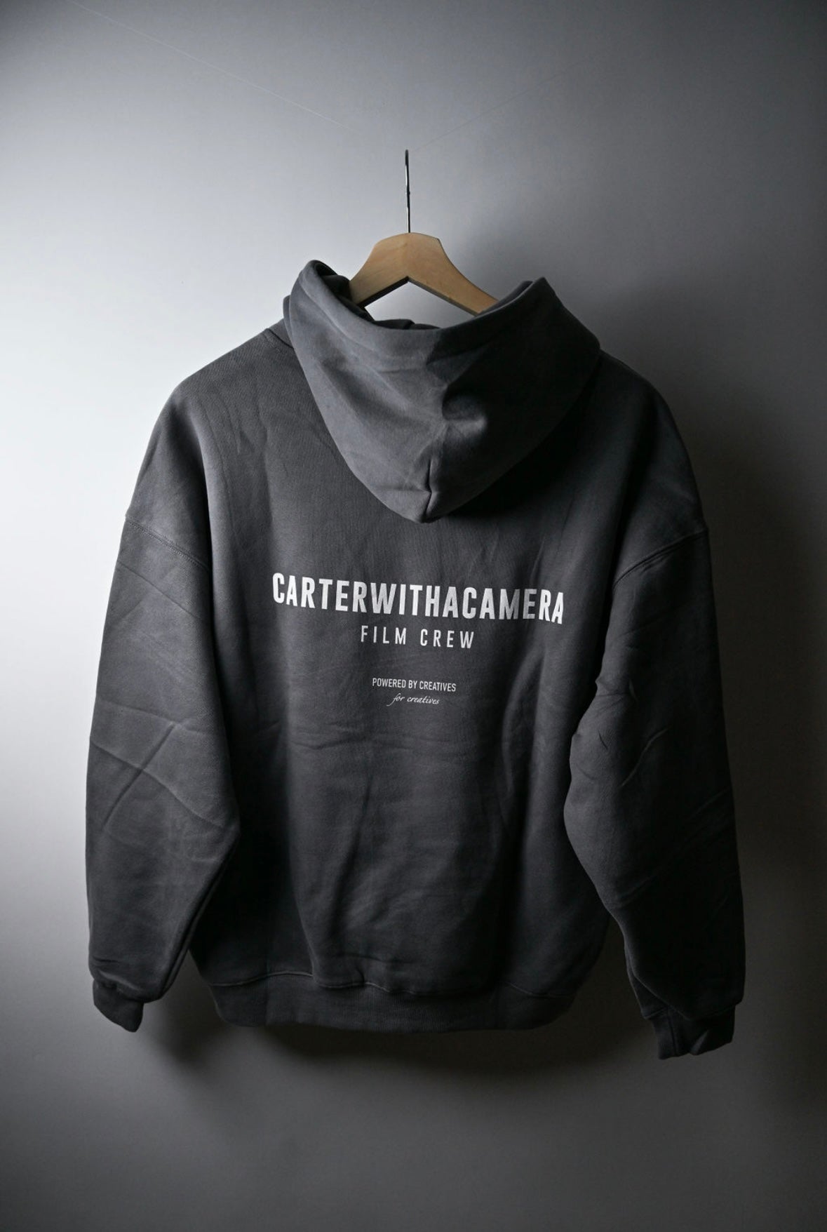 GREY FILM CREW HOODIE