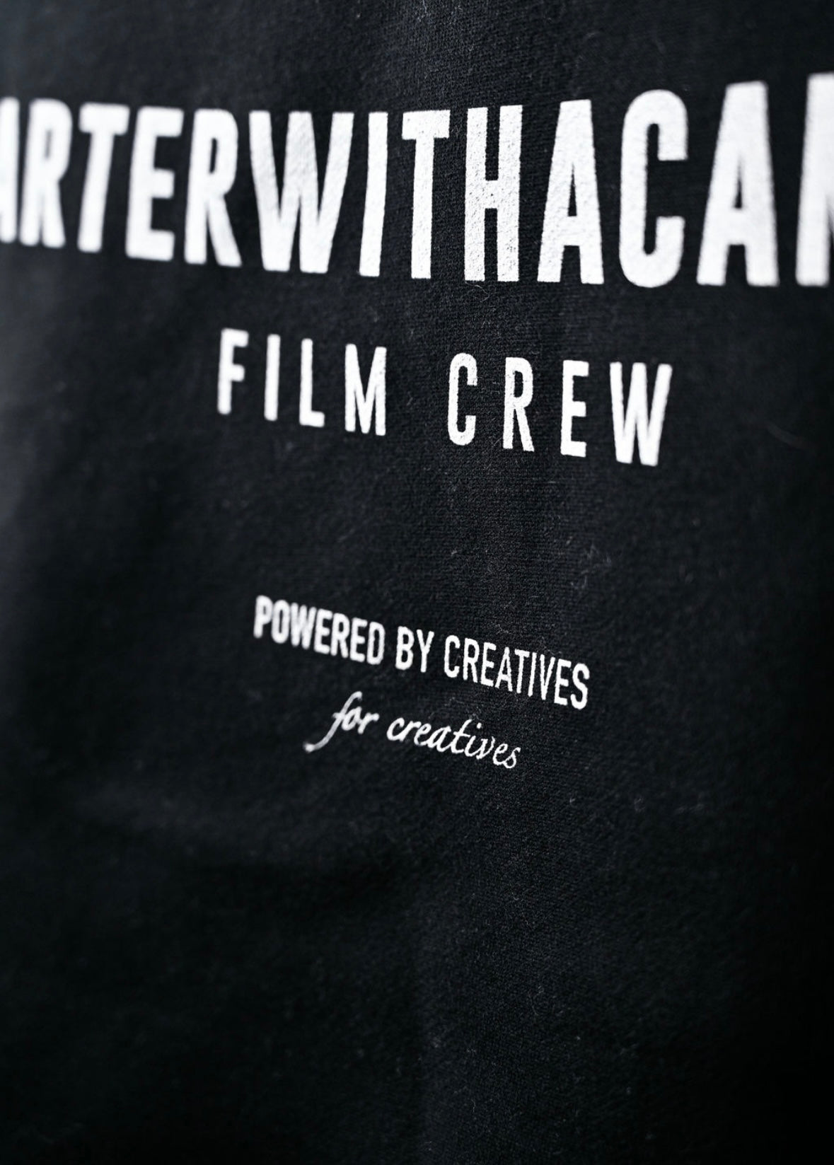 BLACK FILM CREW HOODIE