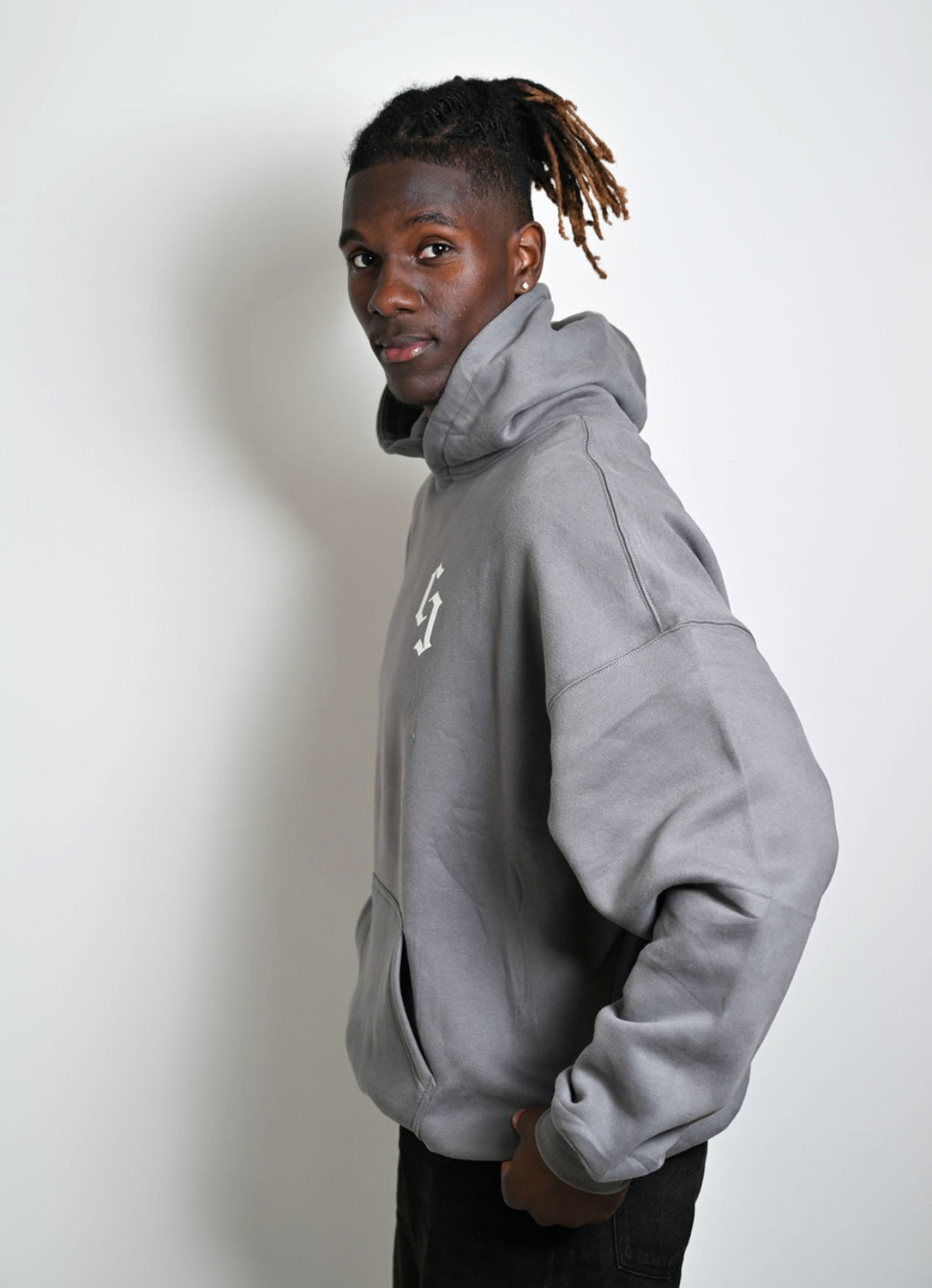 GREY FILM CREW HOODIE