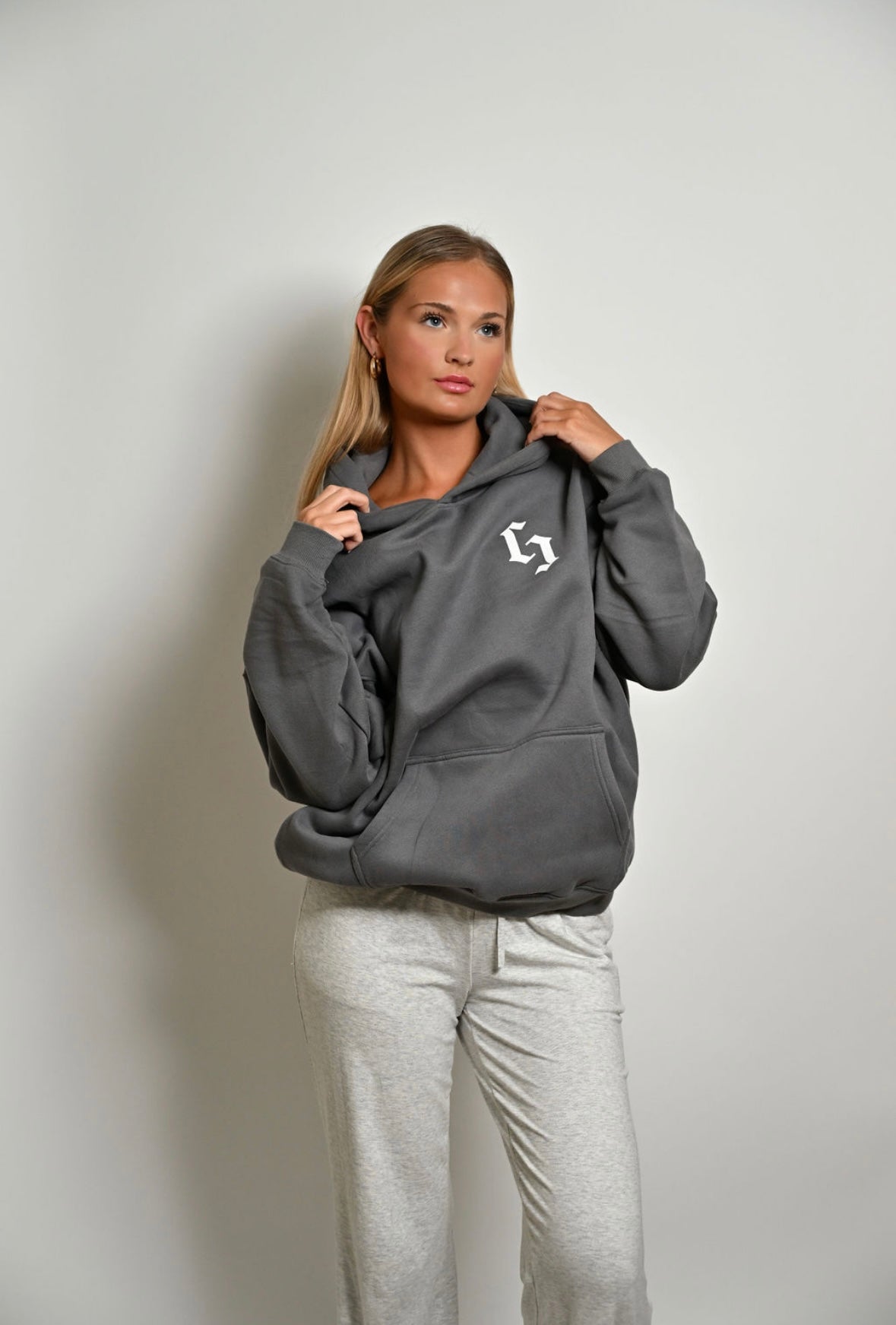 GREY FILM CREW HOODIE