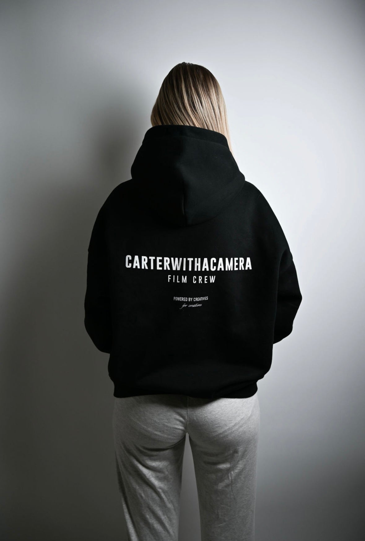 BLACK FILM CREW HOODIE